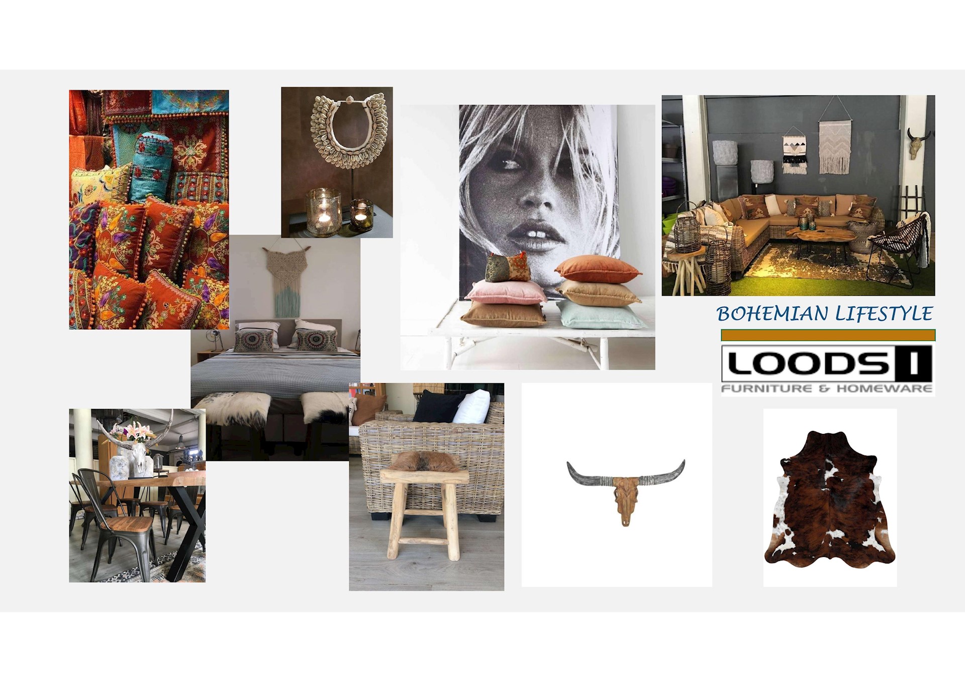 Moodboard Bohemian — PINK Interieur Curaçao